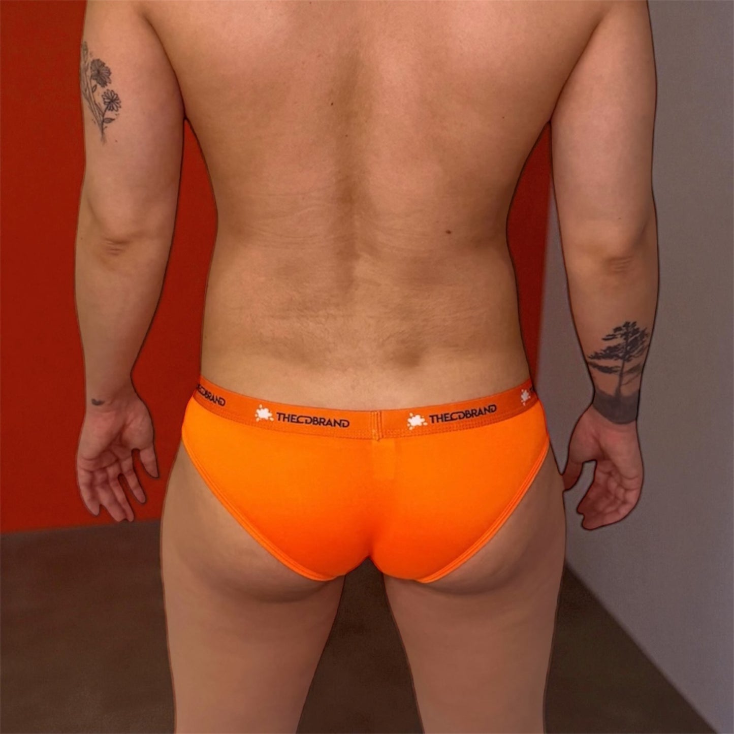 Orange Bikini Briefs
