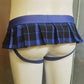 Blue Jockstrap Skirt Without Logo