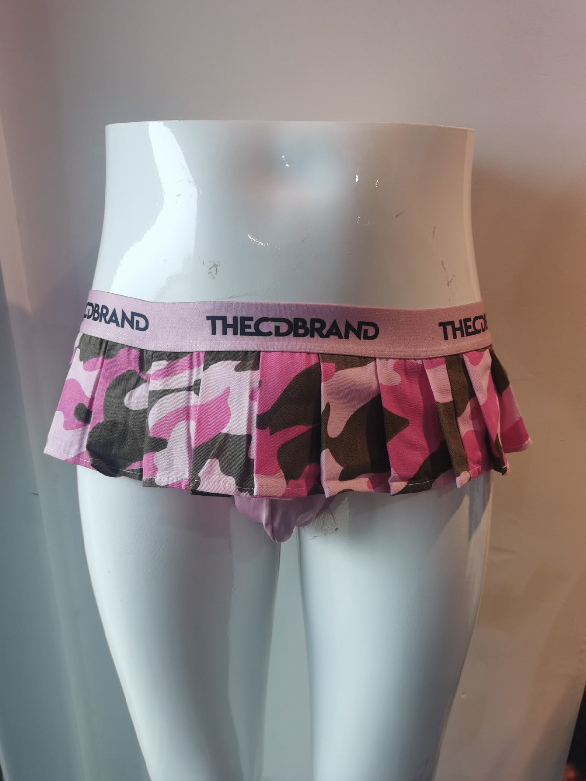 Pink Camo Jockstrap Mini Skirt