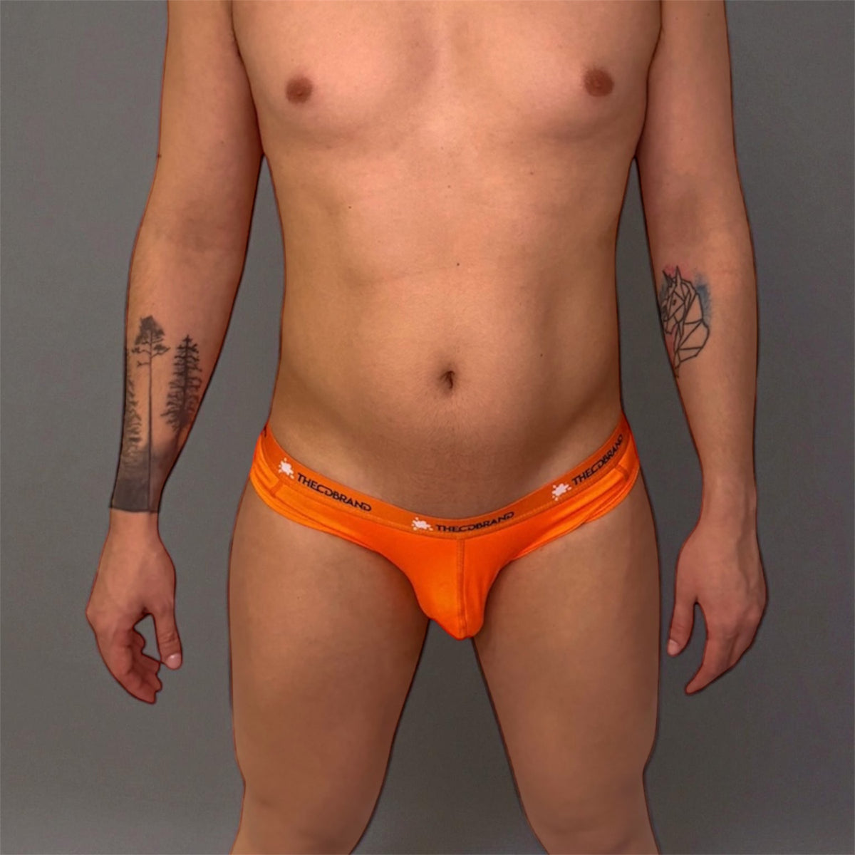 Orange Bikini Briefs