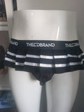 Black Cheerleader Jockstrap Mini Skirt