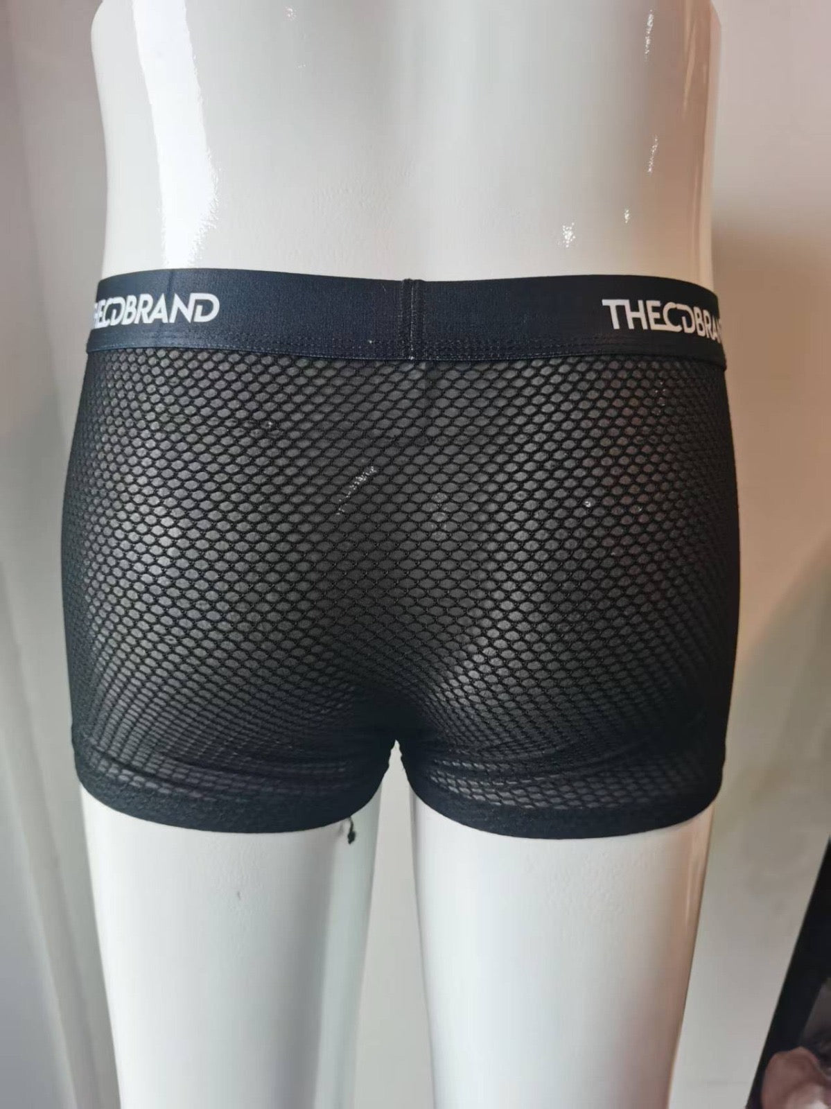 Black Mesh Boxers