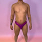 Purple Lace Thong