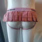 Pink & Gold Jockstrap Mini Skirt