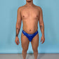 Blue Lace Thong