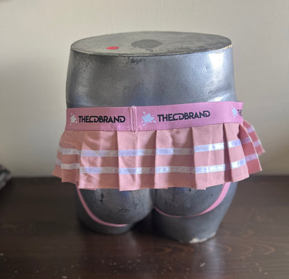 Pink Cheerleader Jockstrap Mini Skirt