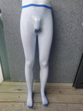 Blue Fishnet Stockings