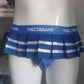 Blue Cheerleader Jockstrap Mini Skirt