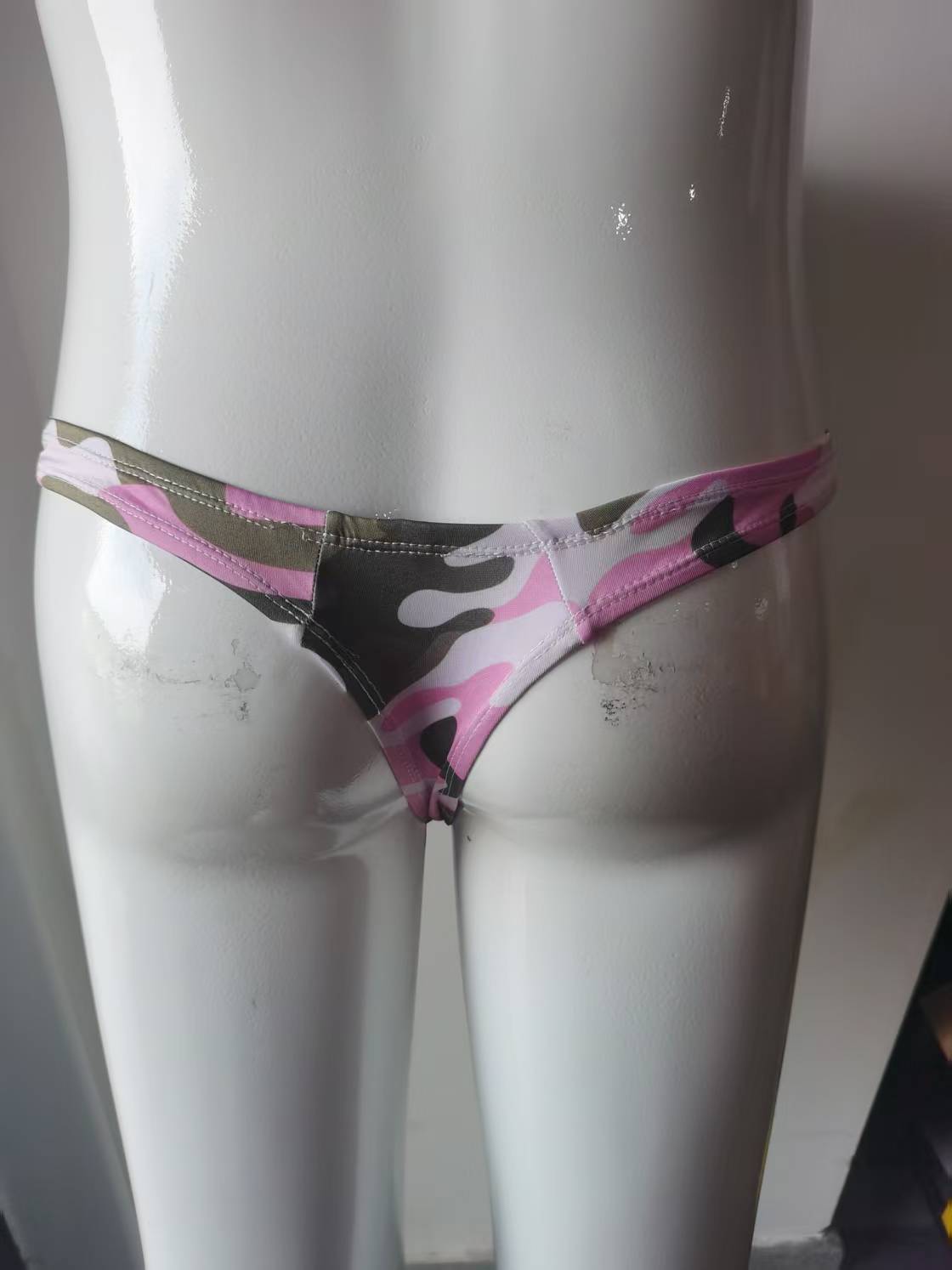 Pink Camo Thong