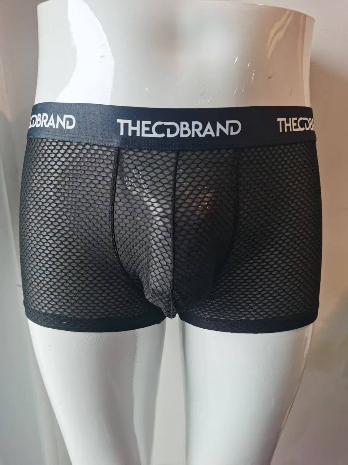 Black Mesh Boxers