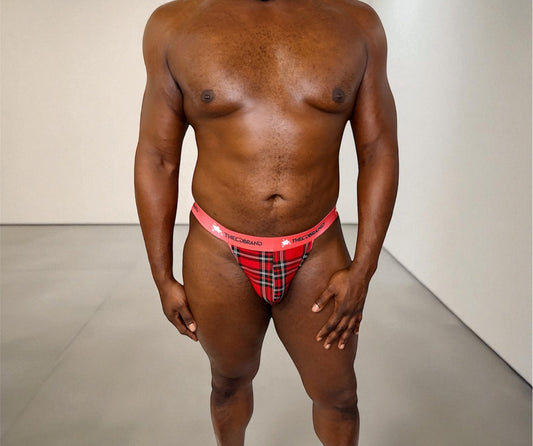 Red Plaid Jockstrap
