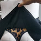 Black Cheetah Thong Full Skirt