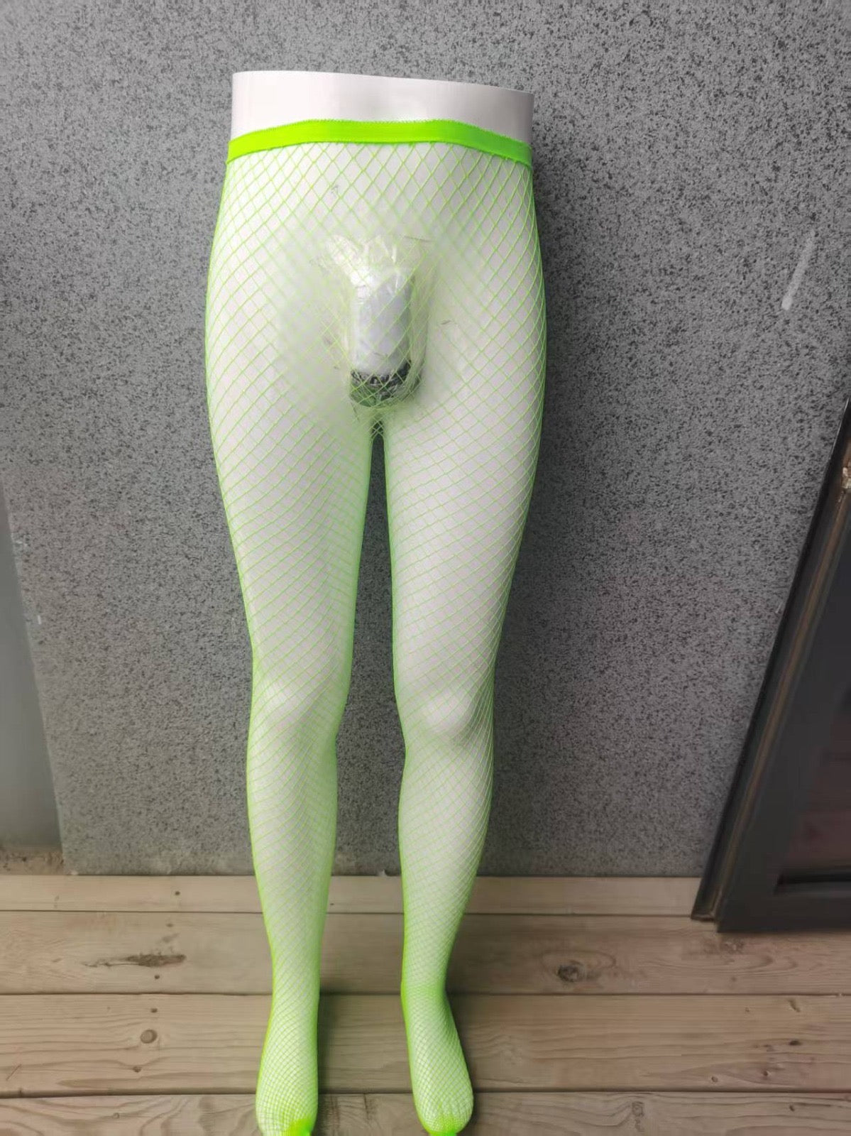 Green Fishnet Stockings