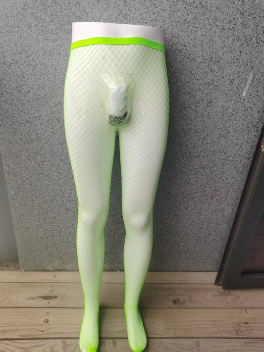 Green Fishnet Stockings