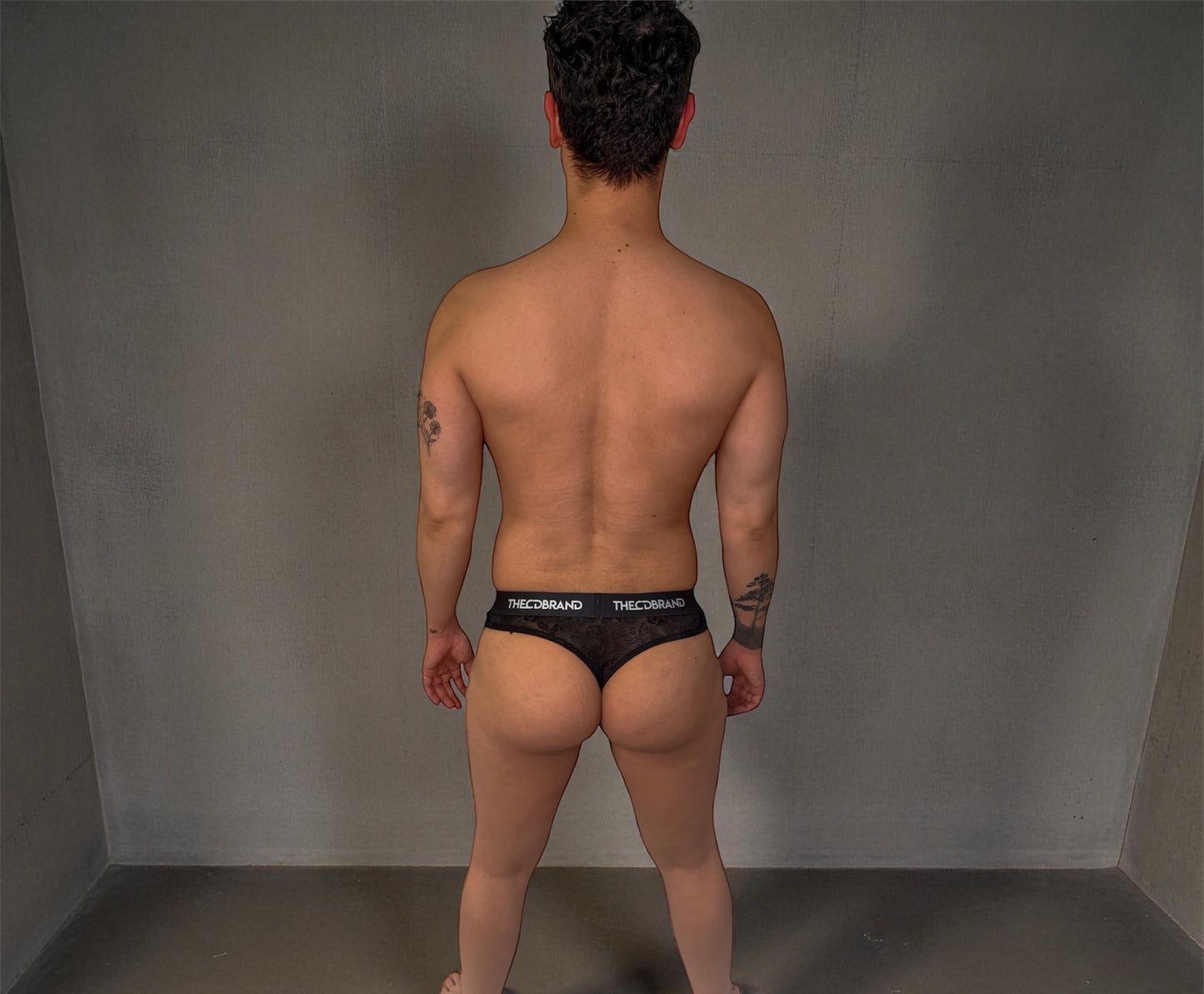 Black Lace Thong