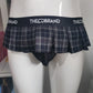 Black Jockstrap Mini Skirt