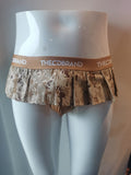Brown Camo Jockstrap Mini Skirt