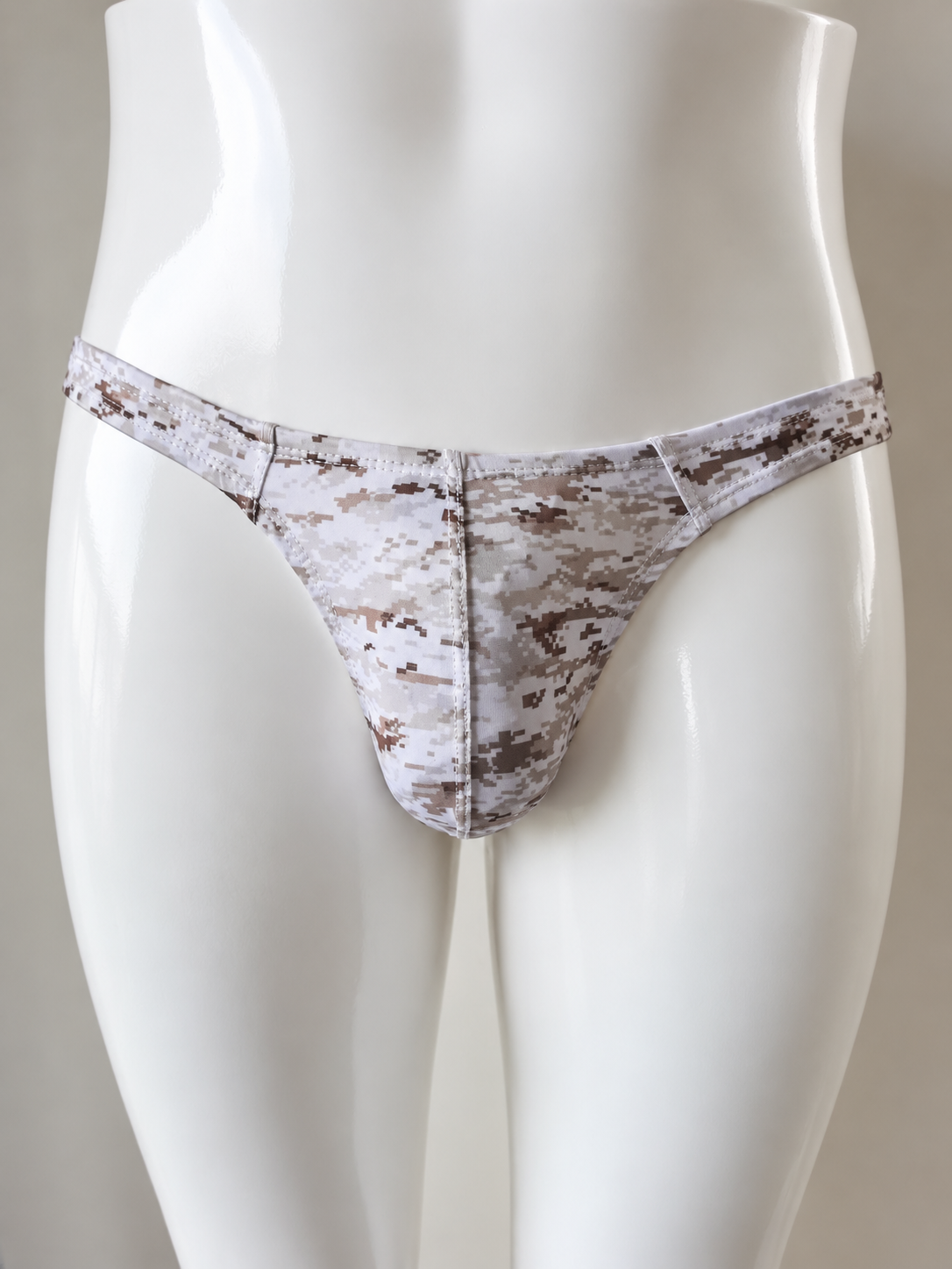 Brown Camo Thong